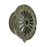 ventilatierooster aluminium brons weha