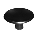 meubelknop aluminium zwart hermeta