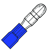 kabelschoen pensteker geisoleerd blauw