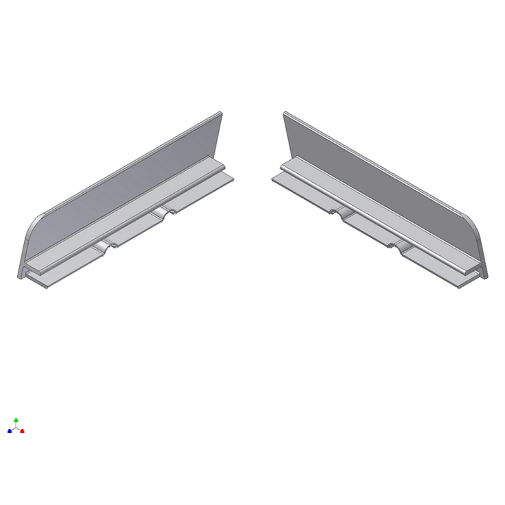 kopschot set aluminium brute
