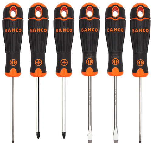 Schroevendraaierset Bahcofit Bahco - B219.016 6-DELIG SLEUF/PZ