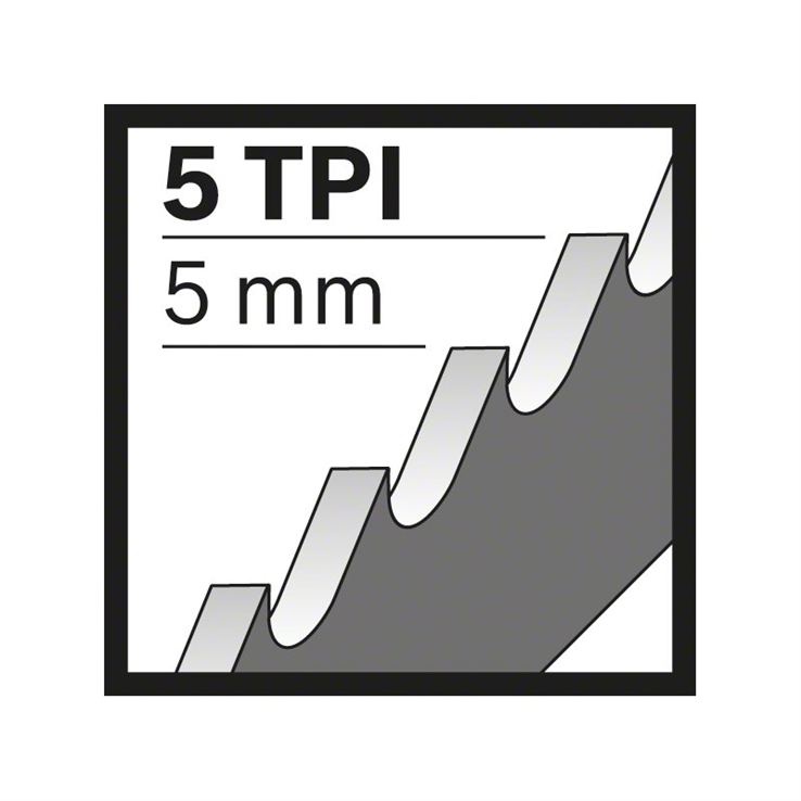 reciprozaagblad bosch top for wood