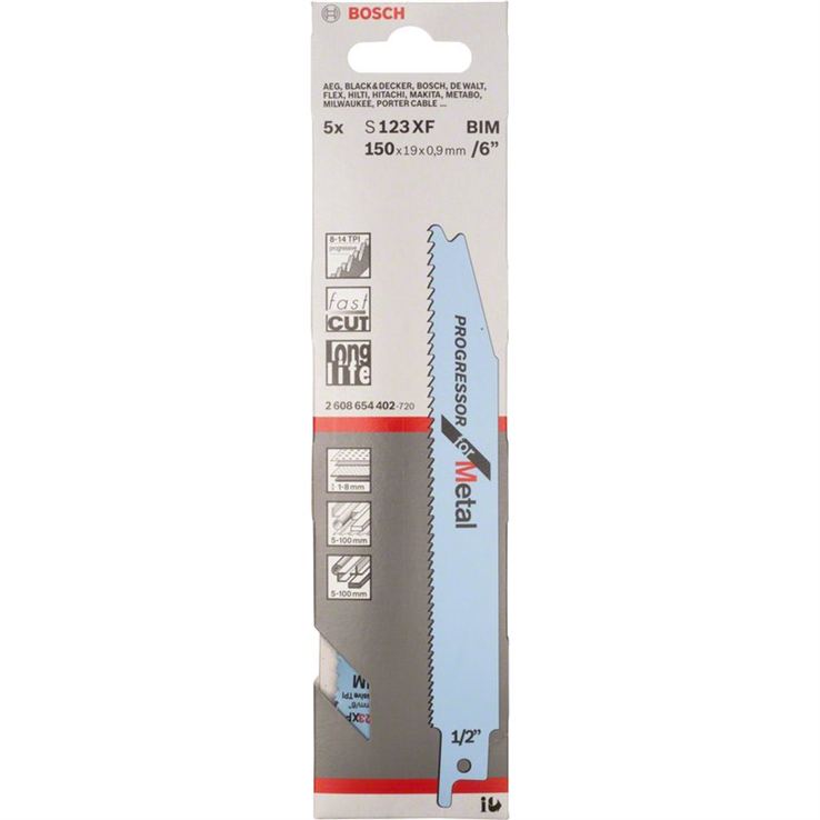 reciprozaagblad bosch progressor metal