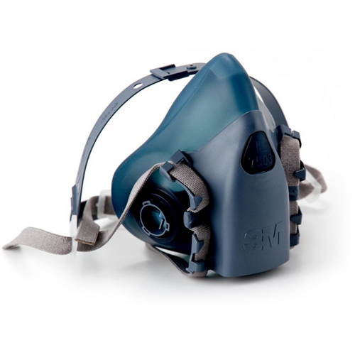 Halfgelaatsmasker Siliconen 3M - 7503 DONKERBLAUW LARGE