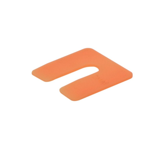 Uitvulplaatjes Kunststof Kelfort - VIERKANT  2MM ORANJE
