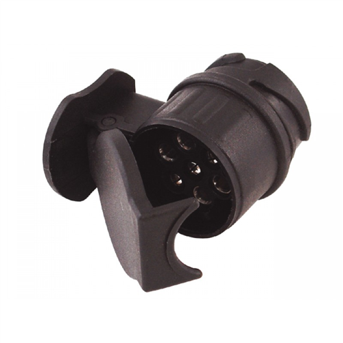 Verloopadapter Mini Voor Aanhangwagen - ZWART 12V