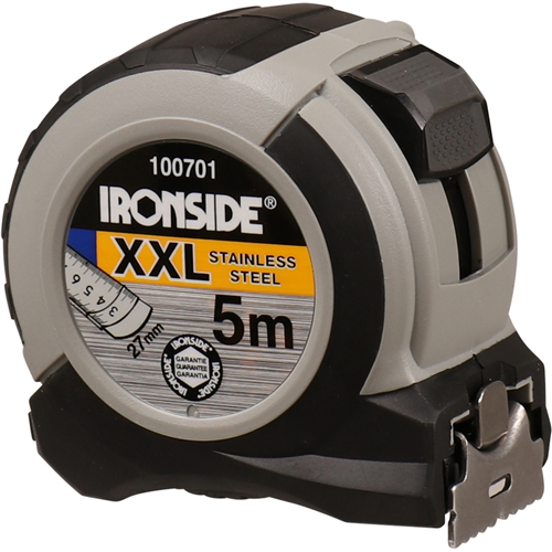 Rolbandmaat Kunststof/Rubber Ironside - XXL 5M 27MM