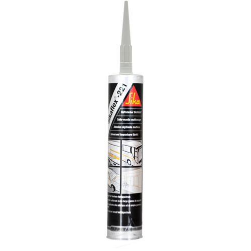 Lijm-Afdichtkit Sikaflex 221 - 300ML GRIJS