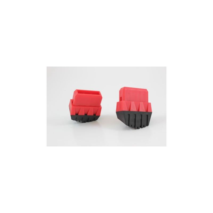 pootdop rubber rood/zwart altrex