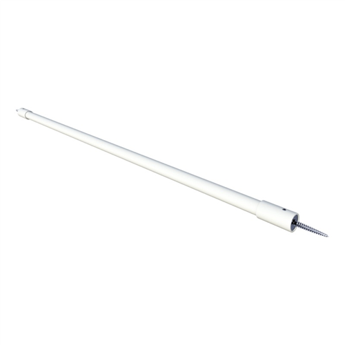 Barrierestang Wit Secubar Skg** - TWIST STAAL - 990MM