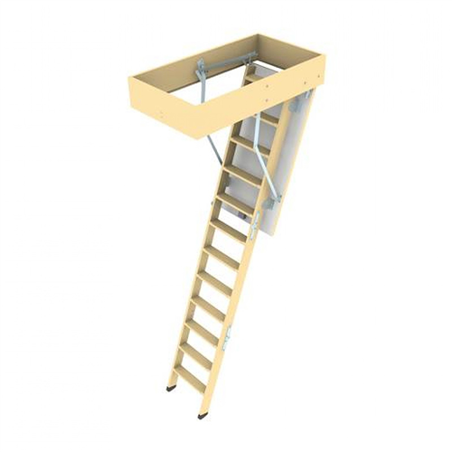 Vlieringtrap 3-Delig Hout Novoferm - 120X60CM F=2.5M