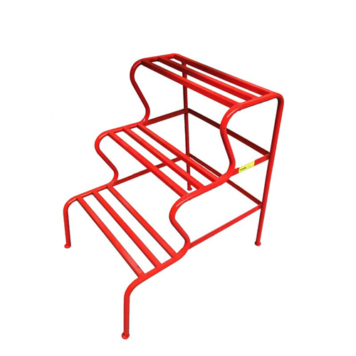 Stukadoorstrap Staal Menie - 3-TREDEN ROOD