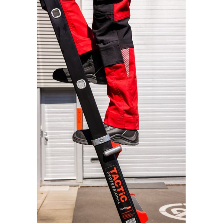 vouwladder telescoop alu.zwart kelfort