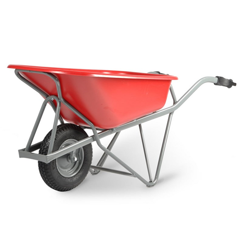 Kruiwagen Kunststof Matador - M-151-L4 ROOD 90L