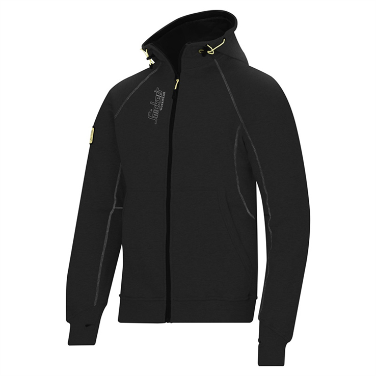 sweatshirt zipped logo hoodie snickers