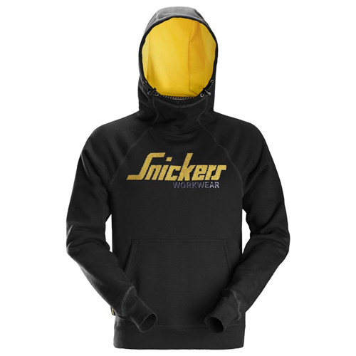 Sweatshirt Logo Hoodie Snickers - 2889 ZWART XL