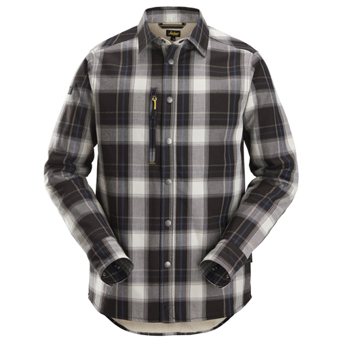 Overshirt Allroundwork Snickers - 8522 ZWART/KHAKI XL