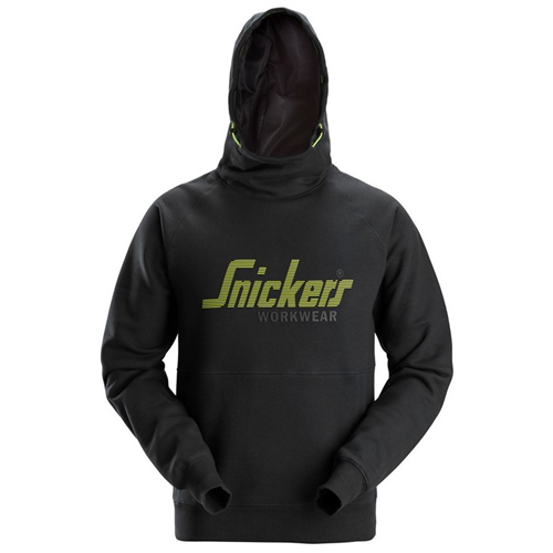 Sweatshirt Logo Hoodie Snickers - 2845 ZWART XS