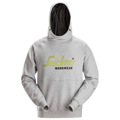 Sweatshirt Logo Hoodie Snickers - 2845 GRIJS S