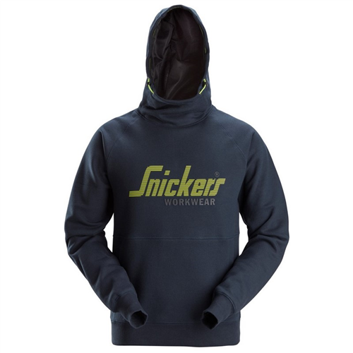 Sweatshirt Logo Hoodie Snickers - 2845 DONKERBLAUW M