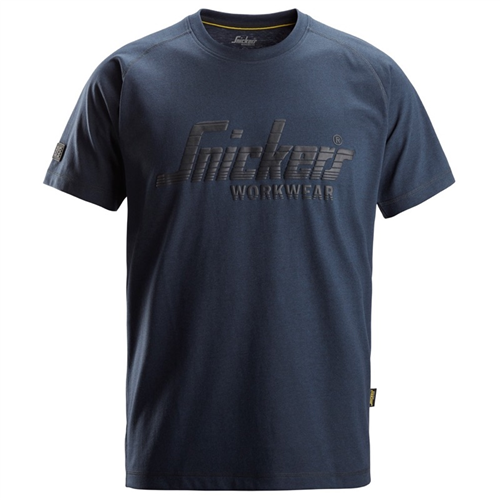 T-Shirt Logo Snickers - 2590 DONKERBLAUW XL