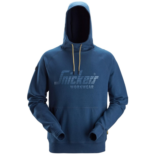 Sweatshirt Logo Hoodie Snickers - 2894 BLAUW XL