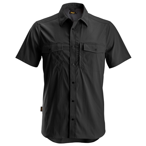 Shirt Korte Mouwen Litework Snickers - 8520 ZWART M