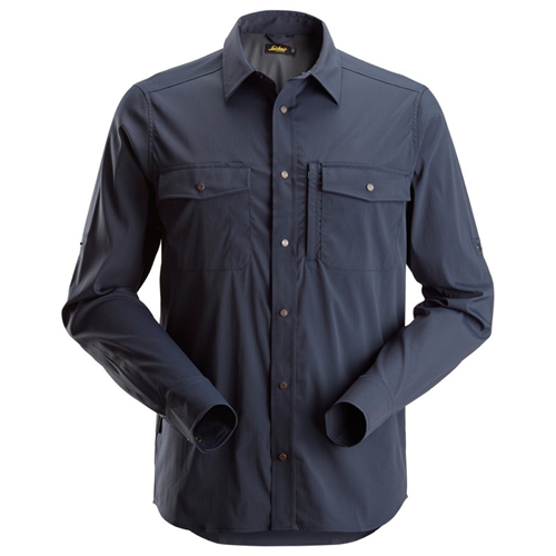 Shirt Lange Mouwen Litework Snickers - 8521 DONKERBLAUW S