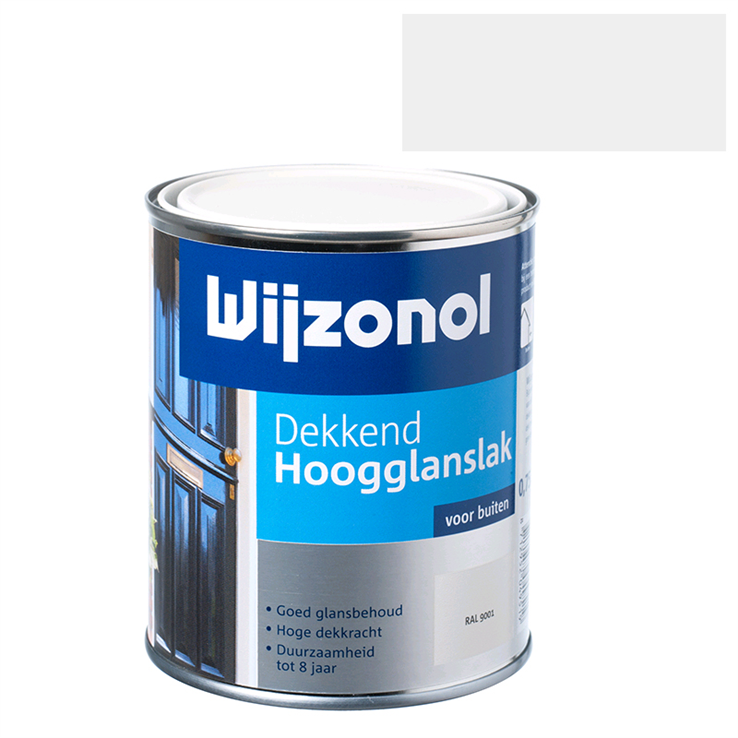 buitenverf hoogglans wit