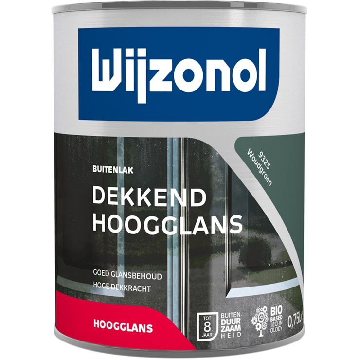 buitenverf hoogglans woudgroen