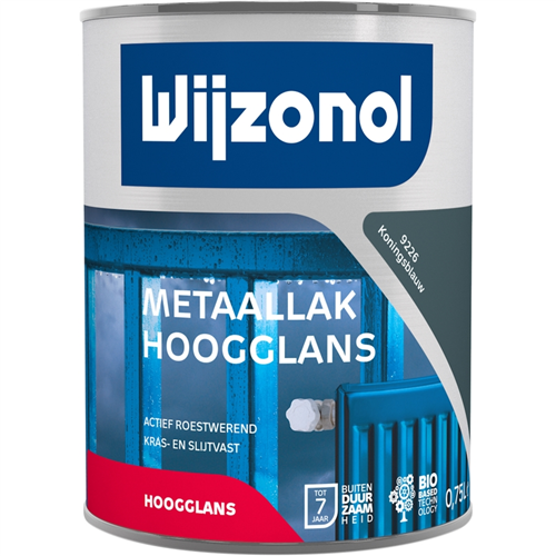 Metaallak Hoogglans Koningsblauw - 9226 750ML