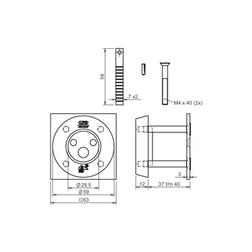 veiligheidsrozet rvs lips-2