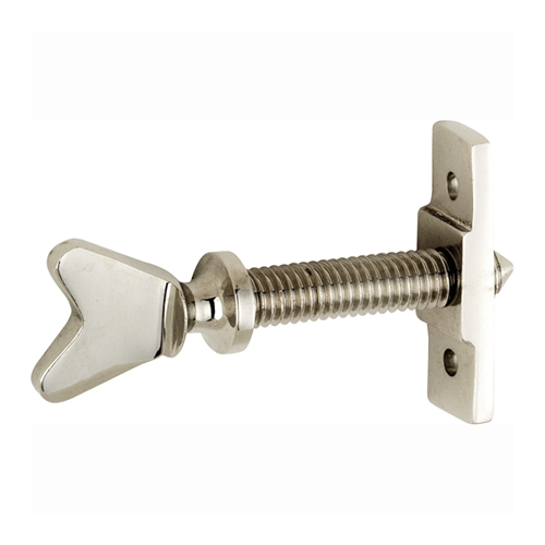 Belegschroef Glans Nikkel - HART 50X8MM