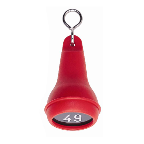 Hotelsleutelhanger Kunststof - ROOD