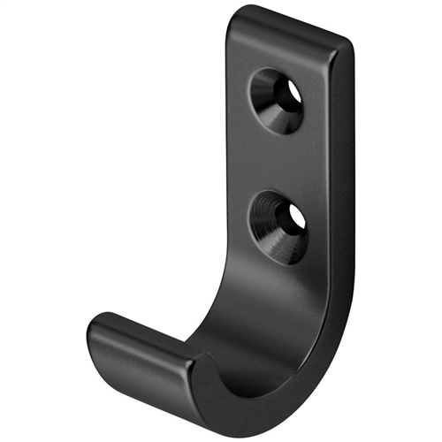 Handdoekhaak Aluminium Mat Zwart Hermeta - 0554-18