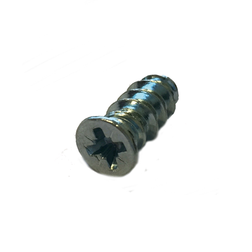 Euroschroef Vernikkeld - 6.0X12.5MM