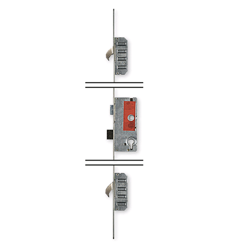 Meerpuntssluiting Sleutelbediend Buva - 6220 DIN RS SKG***