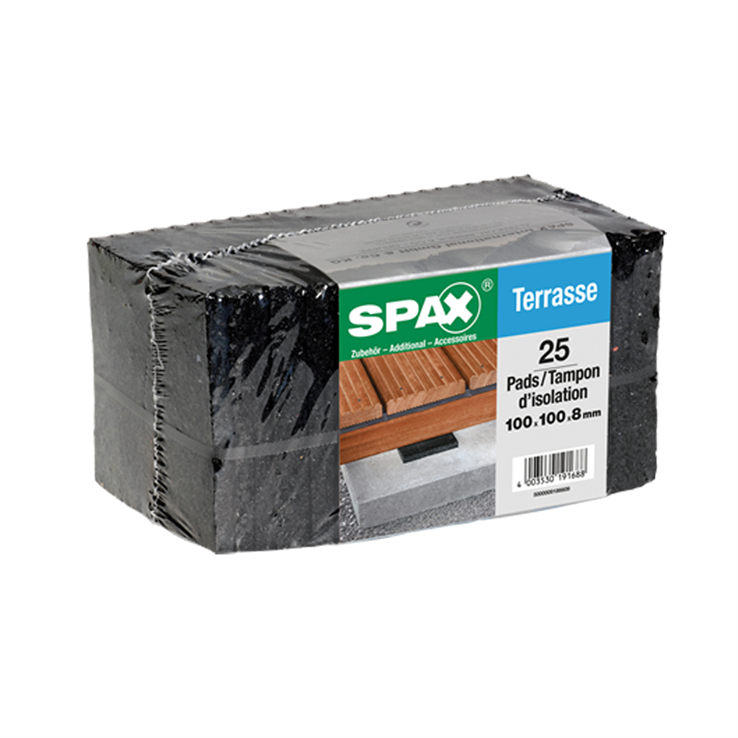 pads voor onderconstructie vlonders spax