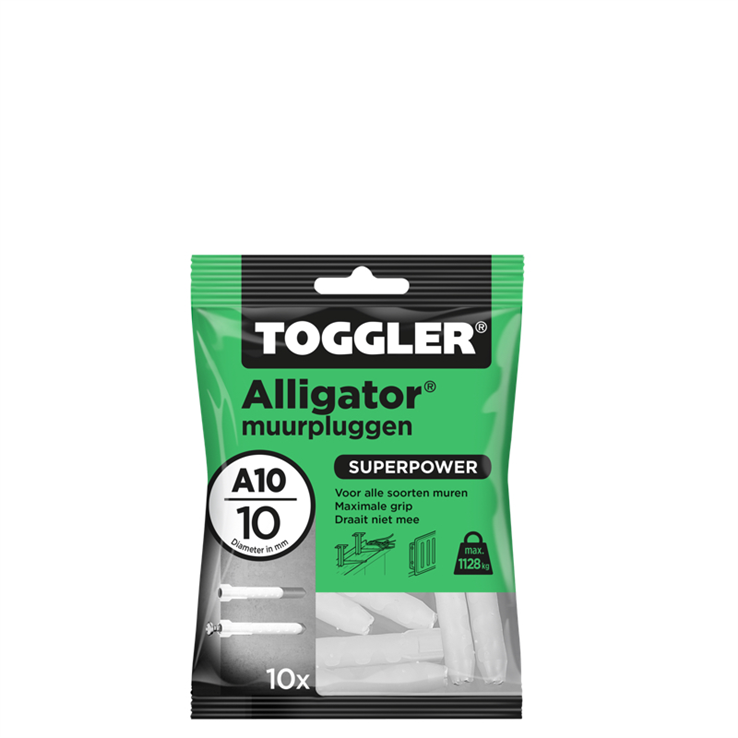 plug alligator zonder flens toggler