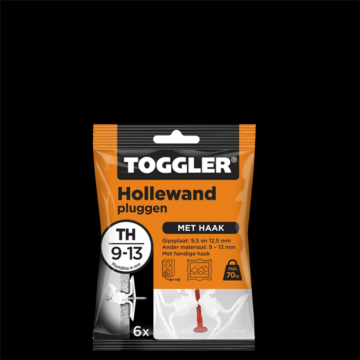 hollewandplug nylon toggler