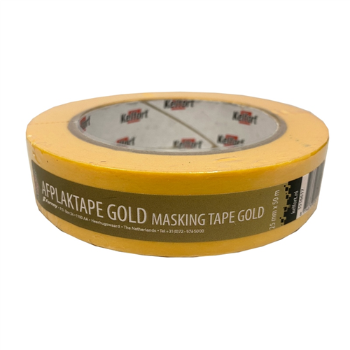 Schilderstape Washi Kelfort - GOLD 25MM 50M GEEL