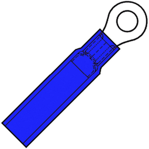 Kabelschoen Ring Waterdicht Blauw - M 6 1.5-2.5MM2