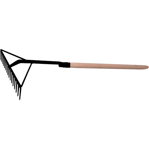 Asfalthark Staal Zwart Kelfort - 47CM 16-TANDS