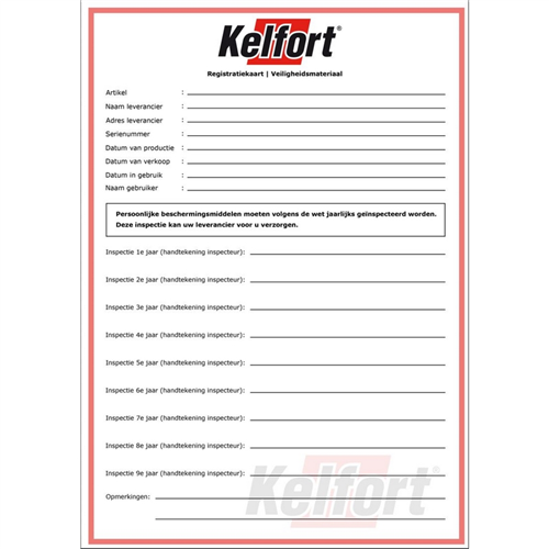 Registratiekaart - 