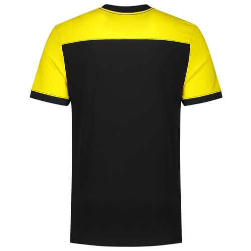 T-Shirt Bicolor Naden Tricorp - 102006 ZWART/GEEL XL
