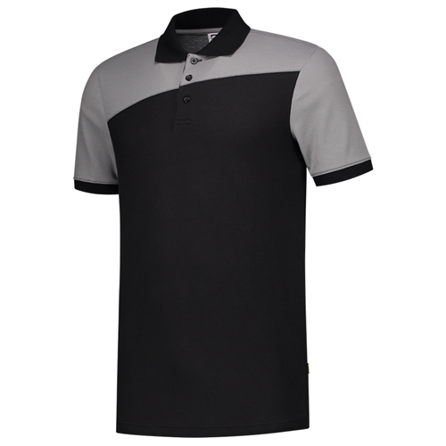 Poloshirt Bicolor Naden Tricorp - 202006 ZWART/GREY M