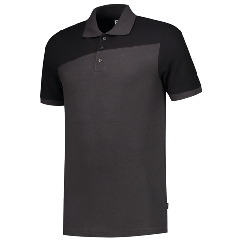 Poloshirt Bicolor Naden Tricorp - 202006 DONKERGRIJS/ZWART XXL