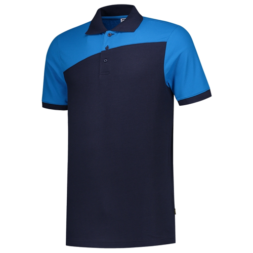 Poloshirt Bicolor Naden Tricorp - 202006 INK/TURQUOISE XL