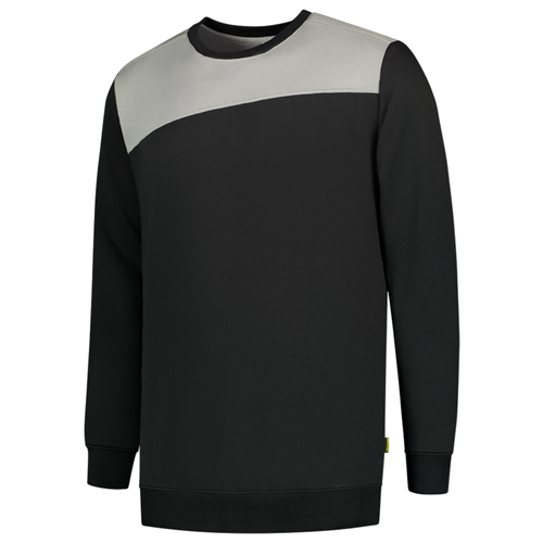 Sweater Bicolor Naden Tricorp - 302013 ZWART/GRIJS M