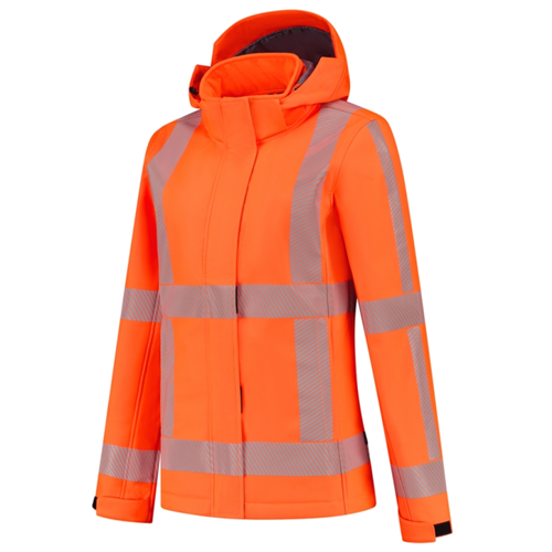 Jack Softshell Revisible Dames Tricorp - 403702 ORANJE FLUOR XL
